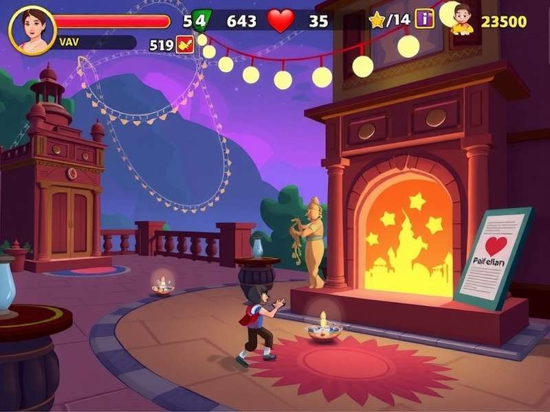 Diwali Gameplay in Festive Puja Pursuit